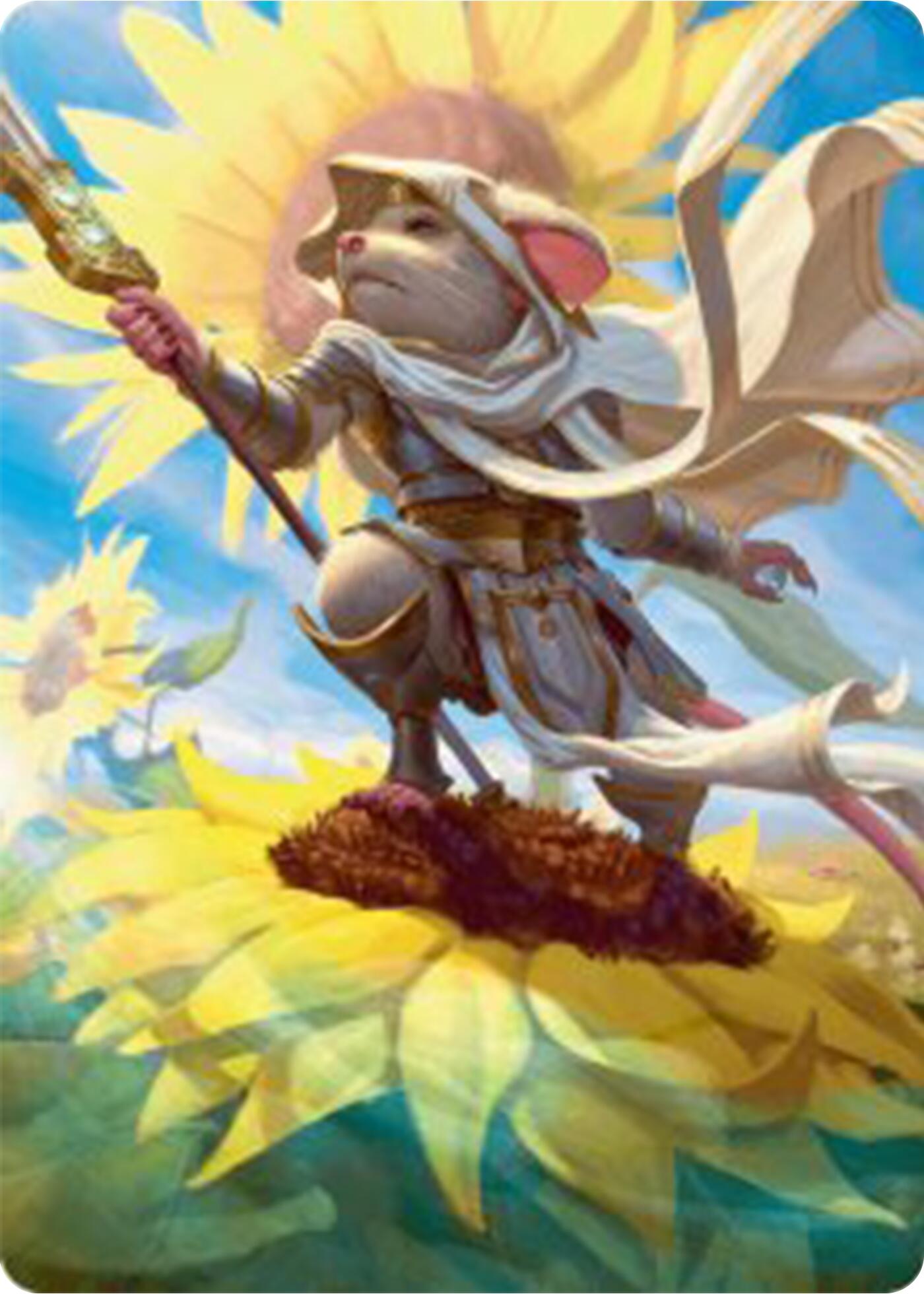 Elspeth, Sun's Champion Art Card [Bloomburrow Art Series] | Mindsight Gaming