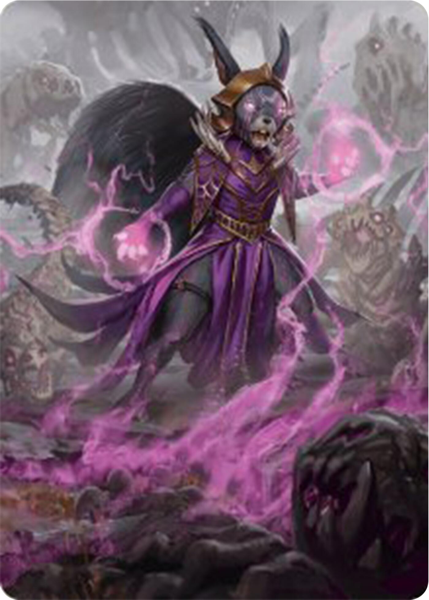 Liliana of the Dark Realms Art Card [Bloomburrow Art Series] | Mindsight Gaming