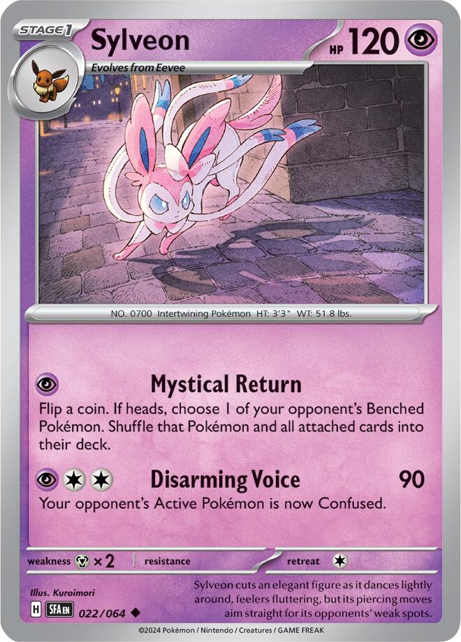 Sylveon (022/064) [Scarlet & Violet: Shrouded Fable] | Mindsight Gaming