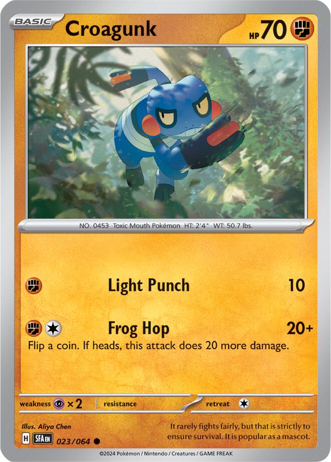 Croagunk (023/064) [Scarlet & Violet: Shrouded Fable] | Mindsight Gaming