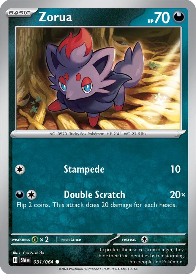 Zorua (031/064) [Scarlet & Violet: Shrouded Fable] | Mindsight Gaming