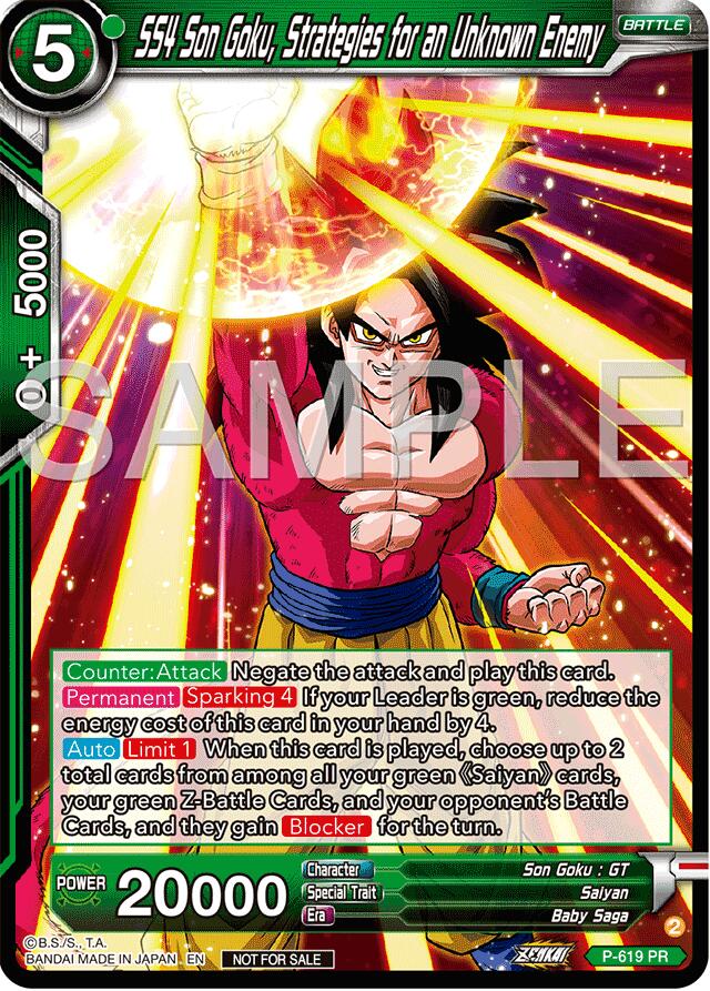 SS4 Son Goku, Strategies for an Unknown Enemy (Deluxe Pack 2024 Vol.2) (P-619) [Promotion Cards] | Mindsight Gaming