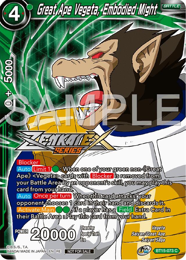 Great Ape Vegeta, Embodied Might (Event Pack 15) (BT15-073) [Promotion Cards] | Mindsight Gaming