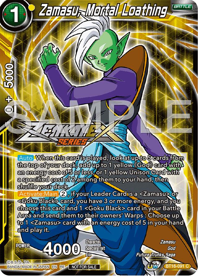 Zamasu, Mortal Loathing (Event Pack 15) (BT16-091) [Promotion Cards] | Mindsight Gaming