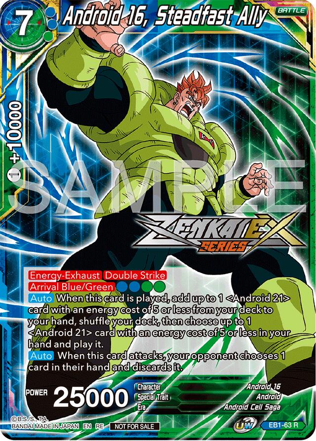 Android 16, Steadfast Ally (Event Pack 15) (EB1-63) [Promotion Cards] | Mindsight Gaming