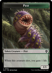 Pest // Shapeshifter Double-Sided Token [Bloomburrow Commander Tokens] | Mindsight Gaming