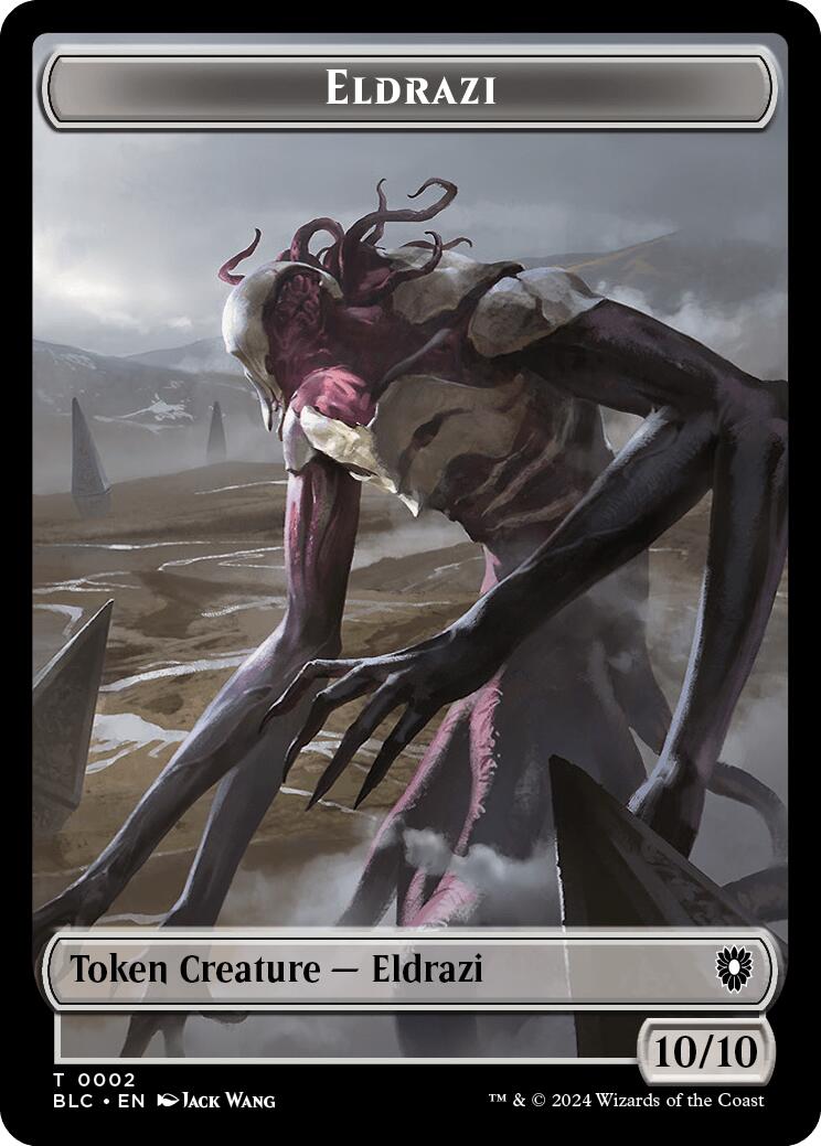 Eldrazi // Clue Double-Sided Token [Bloomburrow Commander Tokens] | Mindsight Gaming