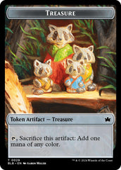 Cat // Treasure Double-Sided Token [Bloomburrow Commander Tokens] | Mindsight Gaming