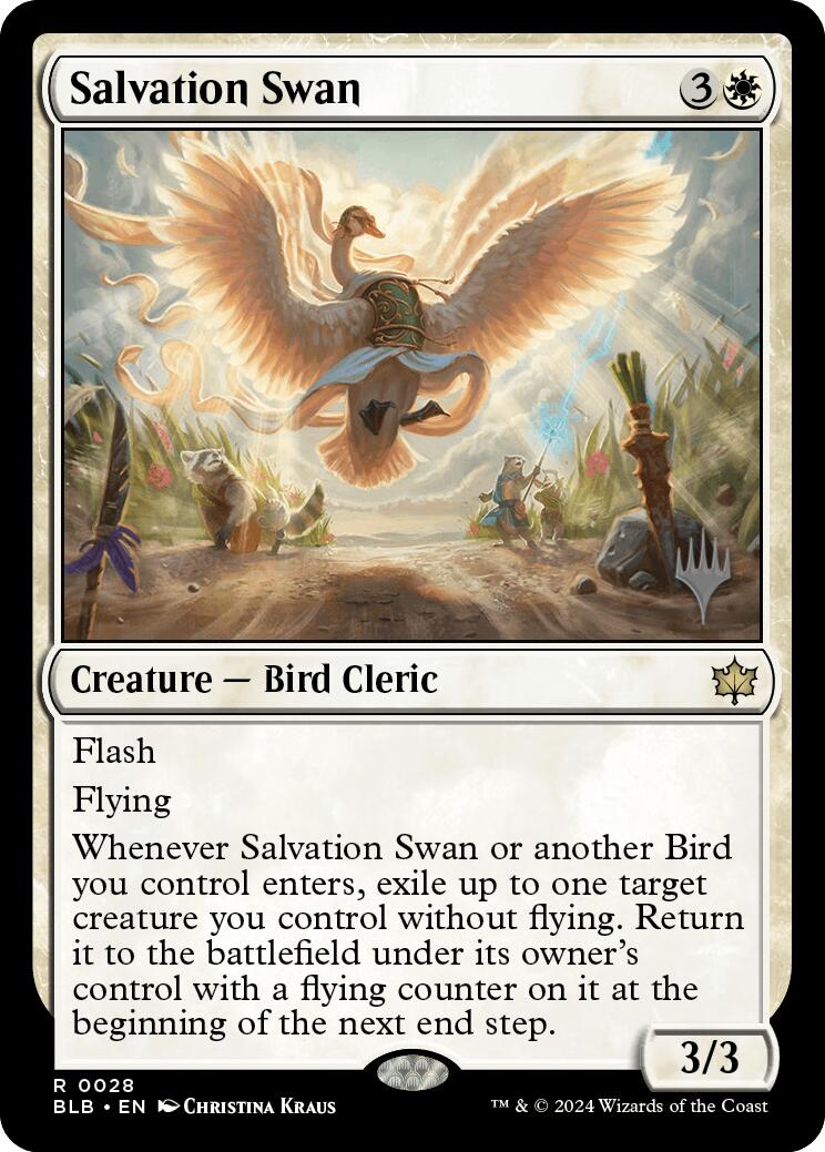 Salvation Swan (Promo Pack) [Bloomburrow Promos] | Mindsight Gaming