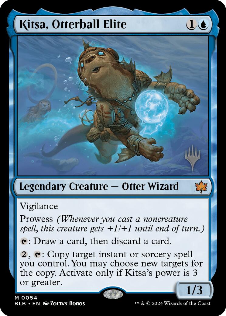 Kitsa, Otterball Elite (Promo Pack) [Bloomburrow Promos] | Mindsight Gaming