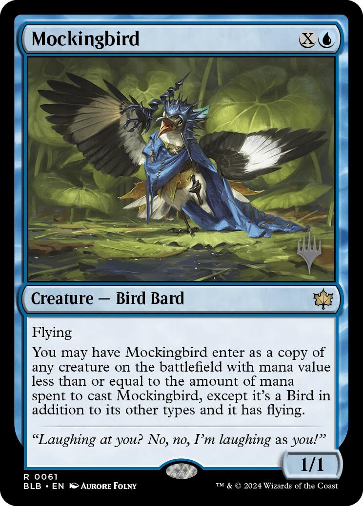 Mockingbird (Promo Pack) [Bloomburrow Promos] | Mindsight Gaming