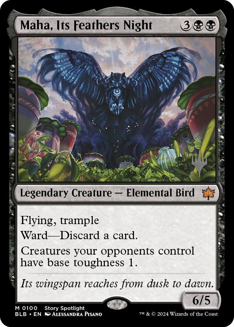 Maha, Its Feather Night (Promo Pack) [Bloomburrow Promos] | Mindsight Gaming