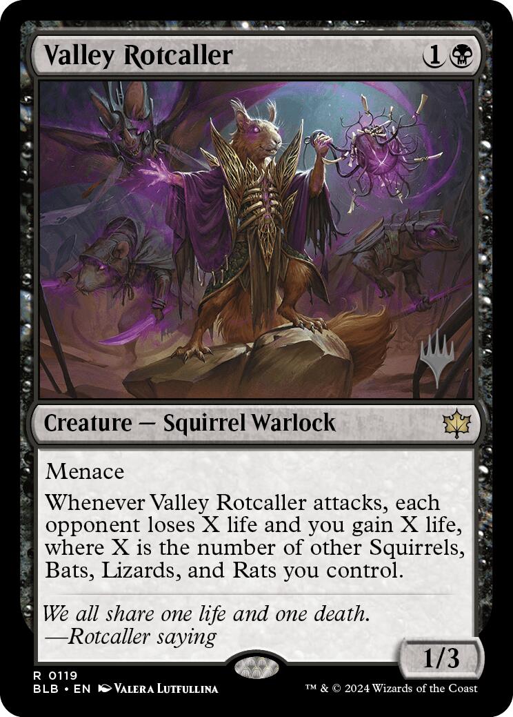 Valley Rotcaller (Promo Pack) [Bloomburrow Promos] | Mindsight Gaming