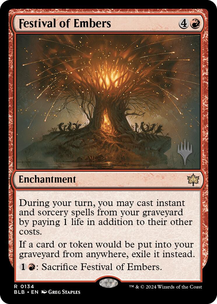 Festival of Embers (Promo Pack) [Bloomburrow Promos] | Mindsight Gaming