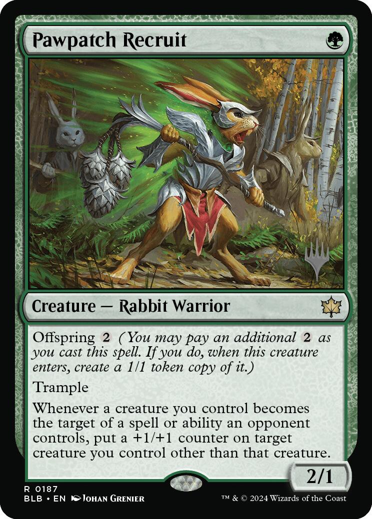 Pawpatch Recruit (Promo Pack) [Bloomburrow Promos] | Mindsight Gaming