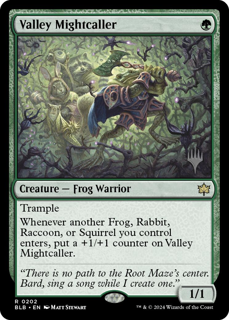 Valley Mightcaller (Promo Pack) [Bloomburrow Promos] | Mindsight Gaming