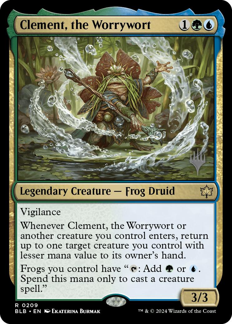 Clement, the Worrywort (Promo Pack) [Bloomburrow Promos] | Mindsight Gaming