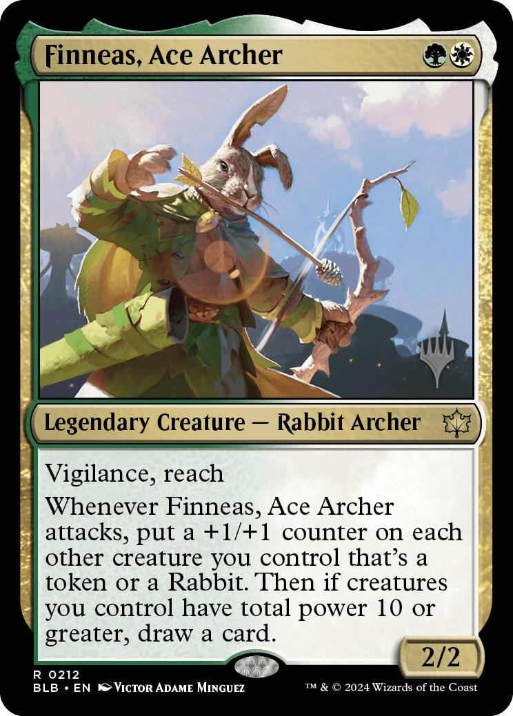 Finneas, Ace Archer (Promo Pack) [Bloomburrow Promos] | Mindsight Gaming