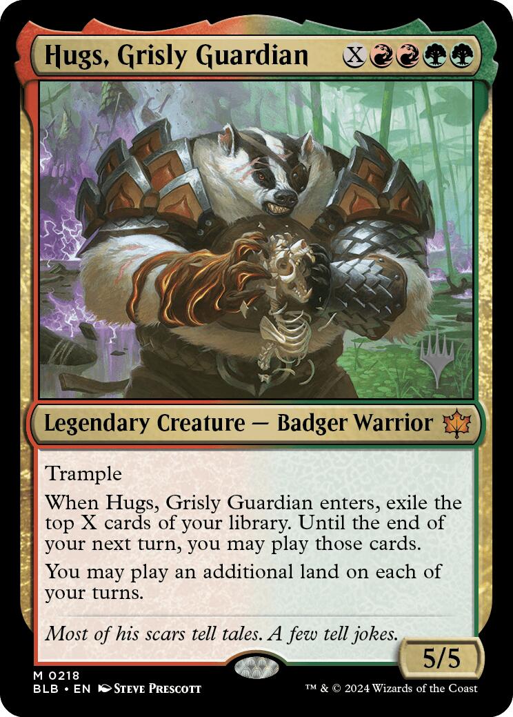 Hugs, Grisly Guardian (Promo Pack) [Bloomburrow Promos] | Mindsight Gaming