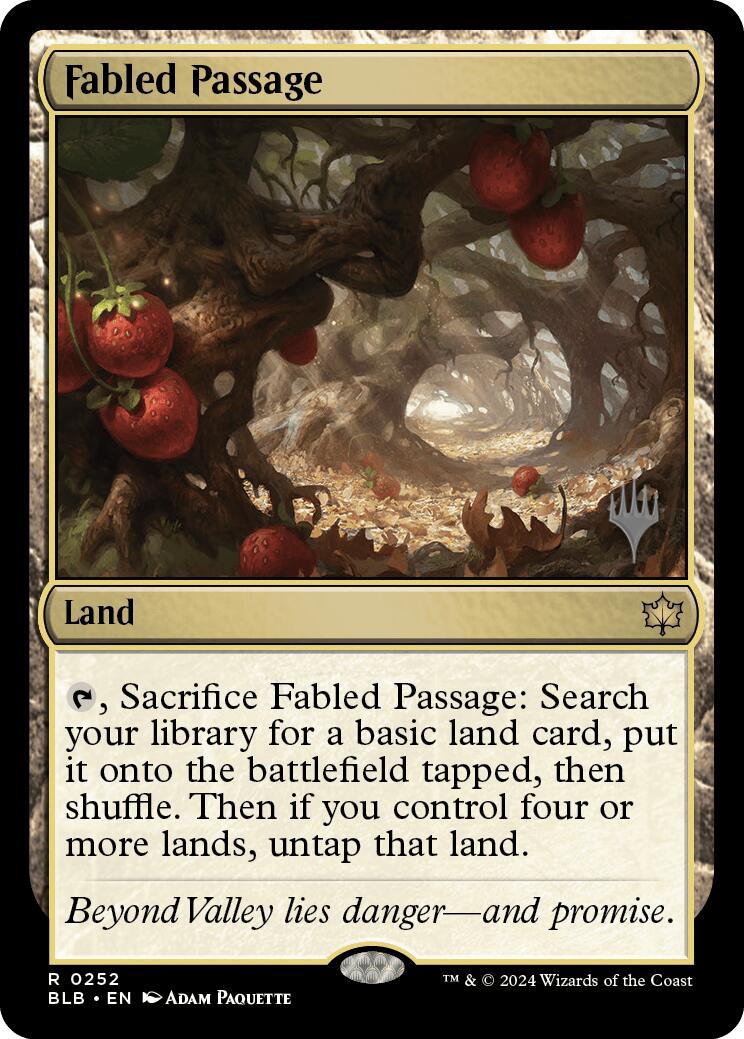 Fabled Passage (Promo Pack) [Bloomburrow Promos] | Mindsight Gaming