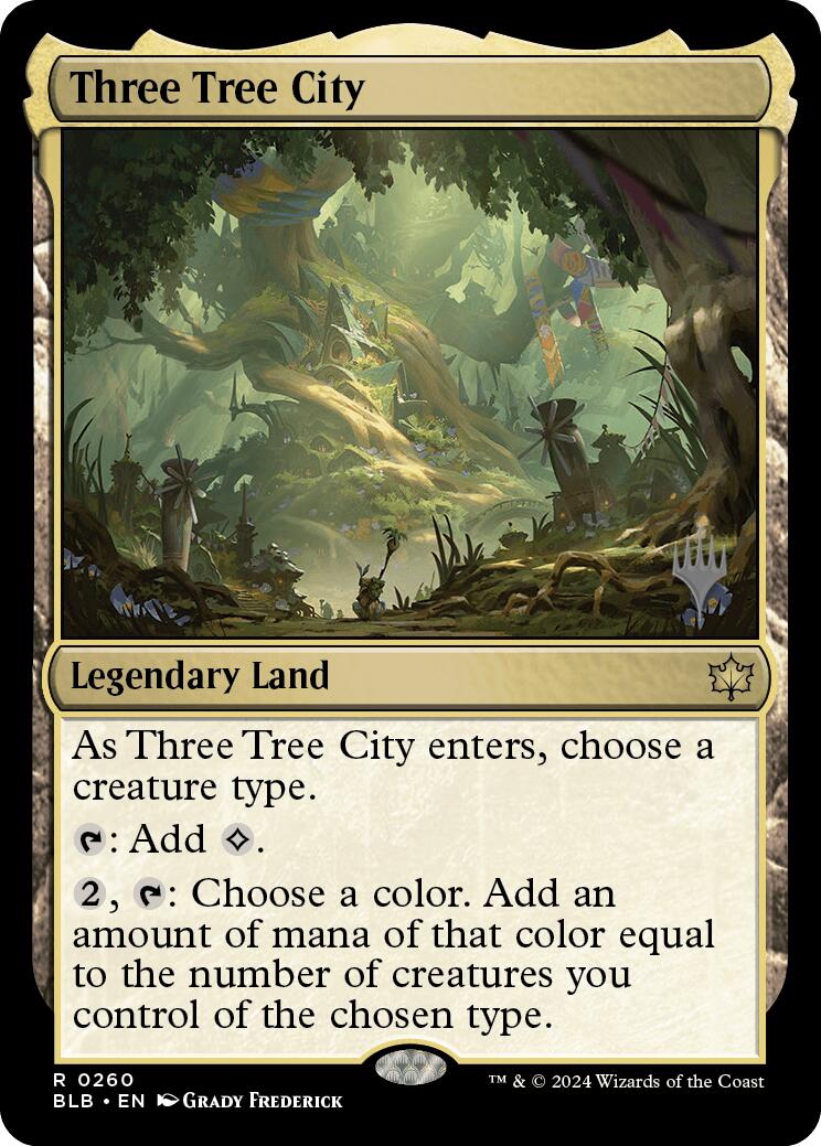 Three Tree City (Promo Pack) [Bloomburrow Promos] | Mindsight Gaming