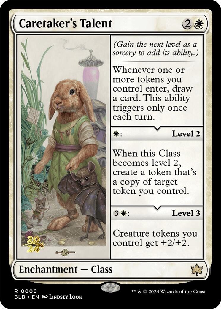 Caretaker's Talent [Bloomburrow Prerelease Promos] | Mindsight Gaming