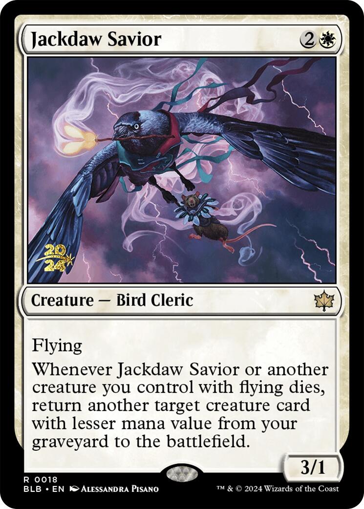 Jackdaw Savior [Bloomburrow Prerelease Promos] | Mindsight Gaming