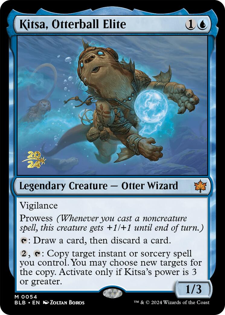 Kitsa, Otterball Elite [Bloomburrow Prerelease Promos] | Mindsight Gaming