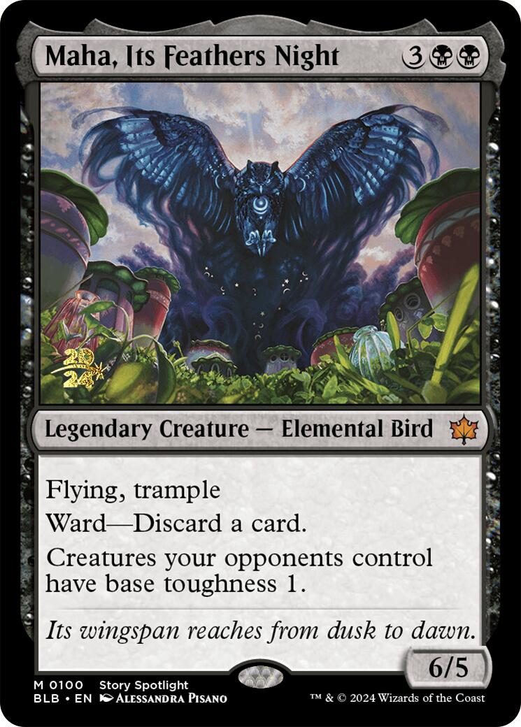 Maha, Its Feather Night [Bloomburrow Prerelease Promos] | Mindsight Gaming