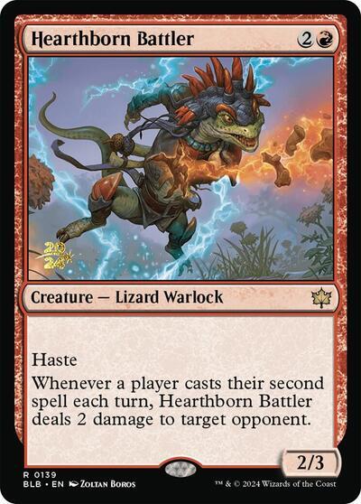 Hearthborn Battler [Bloomburrow Prerelease Promos] | Mindsight Gaming