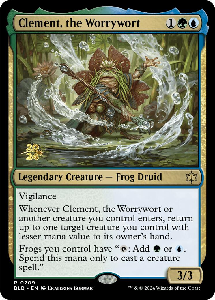 Clement, the Worrywort [Bloomburrow Prerelease Promos] | Mindsight Gaming