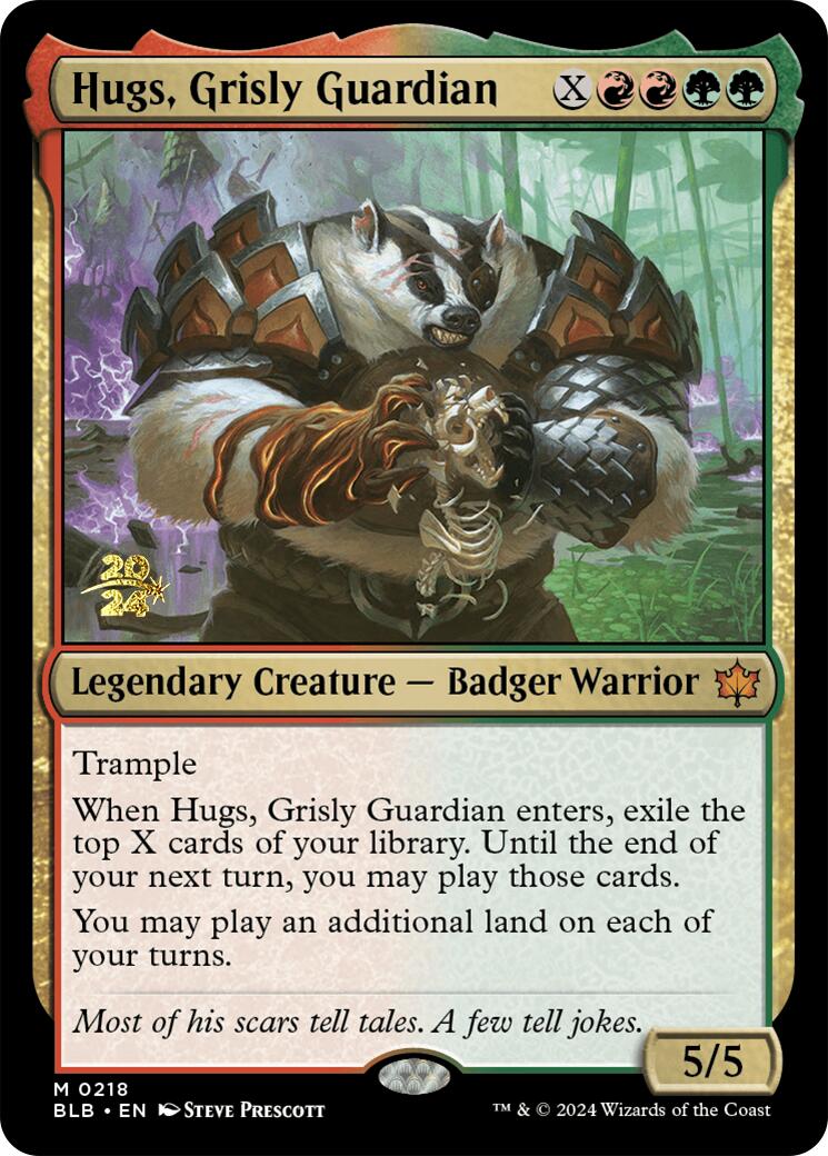 Hugs, Grisly Guardian [Bloomburrow Prerelease Promos] | Mindsight Gaming