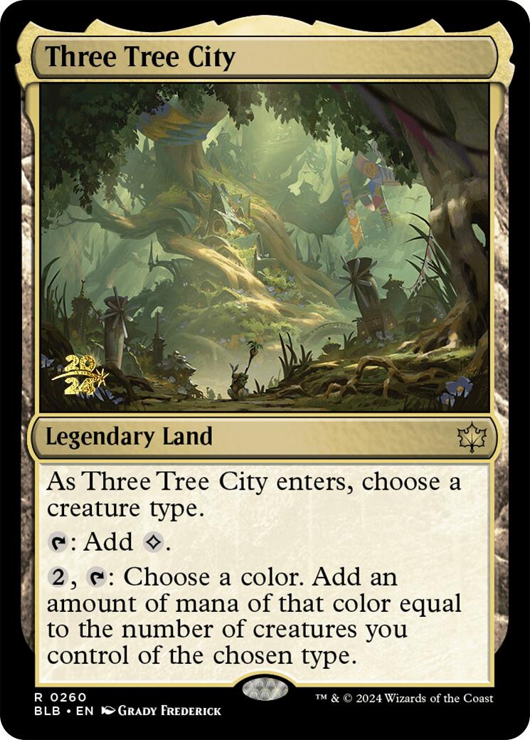 Three Tree City [Bloomburrow Prerelease Promos] | Mindsight Gaming