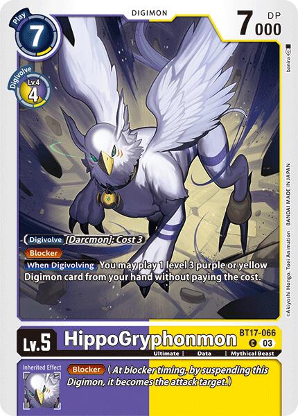 HippoGryphonmon [BT17-066] [Secret Crisis] | Mindsight Gaming