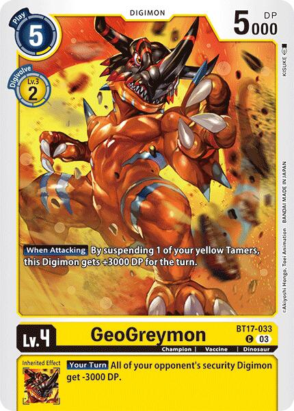 GeoGreymon [BT17-033] [Secret Crisis] | Mindsight Gaming