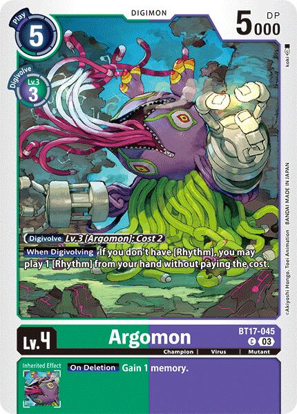 Argomon [BT17-045] - BT17-045 [Secret Crisis] | Mindsight Gaming