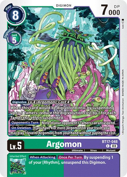 Argomon [BT17-048] - BT17-048 [Secret Crisis] | Mindsight Gaming