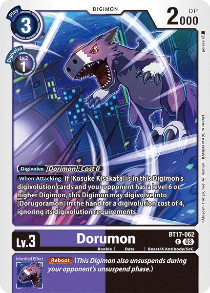 Dorumon [BT17-062] [Secret Crisis] | Mindsight Gaming