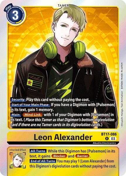 Leon Alexander [BT17-086] [Secret Crisis] | Mindsight Gaming