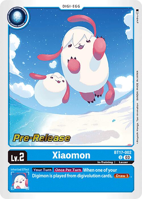 Xiaomon [BT17-002] [Secret Crisis Pre-Release Cards] | Mindsight Gaming