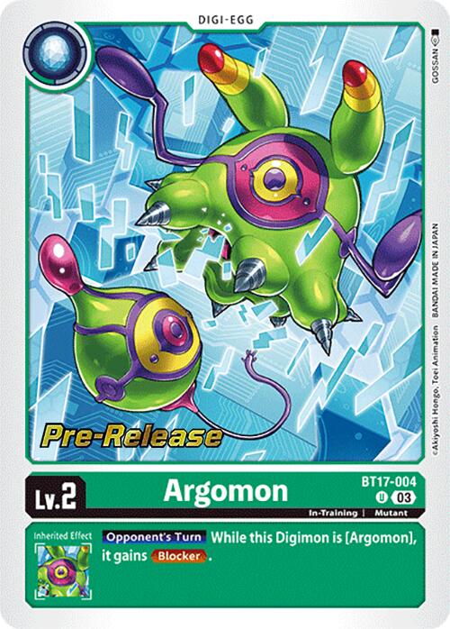 Argomon [BT17-004] [Secret Crisis Pre-Release Cards] | Mindsight Gaming