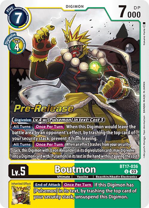 Boutmon [BT17-036] [Secret Crisis Pre-Release Cards] | Mindsight Gaming