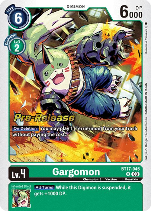 Gargomon [BT17-046] [Secret Crisis Pre-Release Cards] | Mindsight Gaming