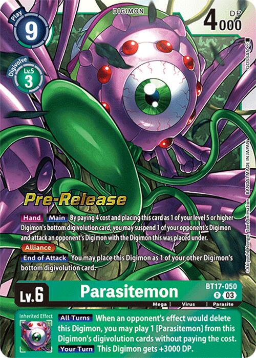 Parasitemon [BT17-050] [Secret Crisis Pre-Release Cards] | Mindsight Gaming