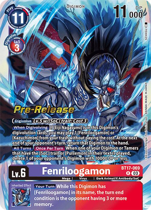 Fenriloogamon [BT17-069] [Secret Crisis Pre-Release Cards] | Mindsight Gaming