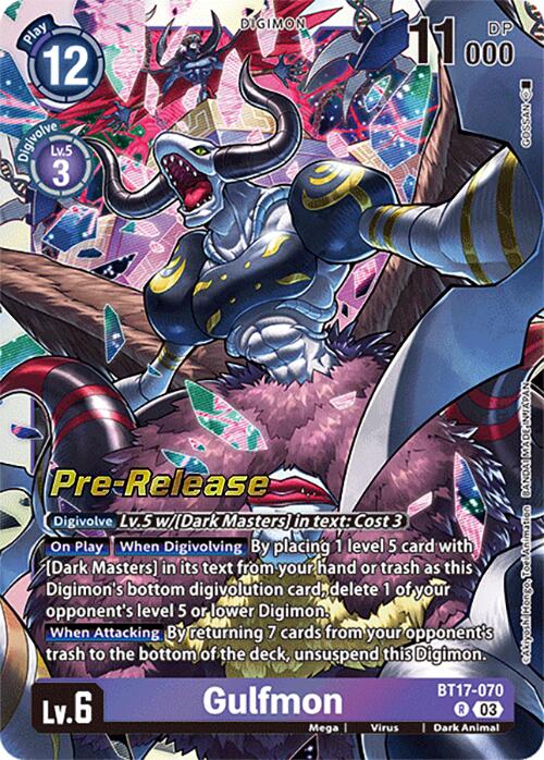 Gulfmon [BT17-070] [Secret Crisis Pre-Release Cards] | Mindsight Gaming