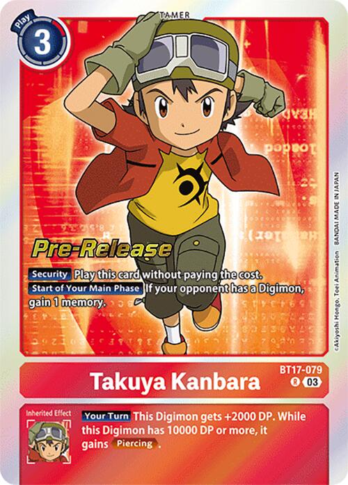 Takuya Kanbara [BT17-079] [Secret Crisis Pre-Release Cards] | Mindsight Gaming