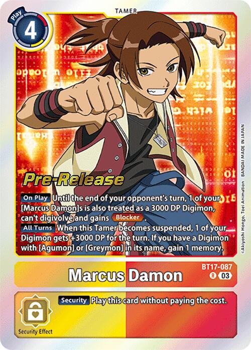 Marcus Damon [BT17-087] [Secret Crisis Pre-Release Cards] | Mindsight Gaming