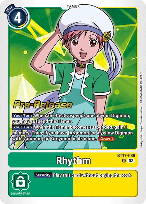 Rhythm [BT17-089] [Secret Crisis Pre-Release Cards] | Mindsight Gaming