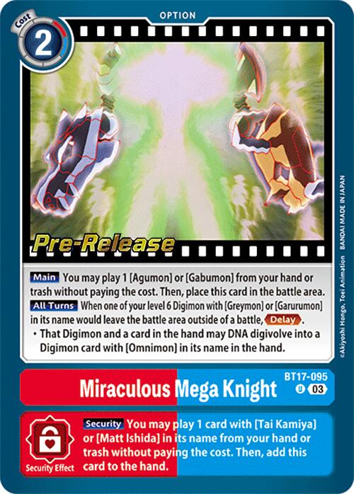 Miraculous Mega Knight [BT17-095] [Secret Crisis Pre-Release Cards] | Mindsight Gaming